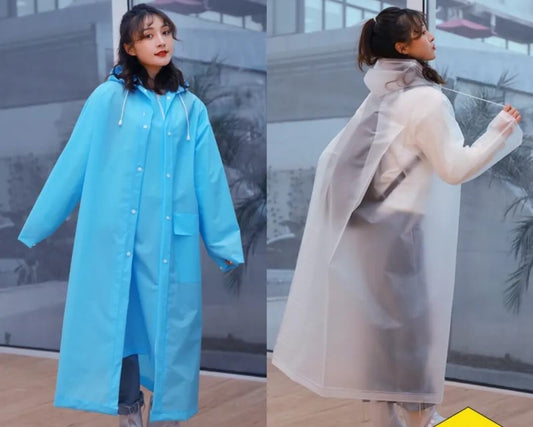 Unisex Outdoor Reise Mode Erwachsene Regenmantel Dicke Transparente EVA Regenmantel Verdickt Wasserdicht Regen Poncho Mantel Erwachsene Regenbekleidung 