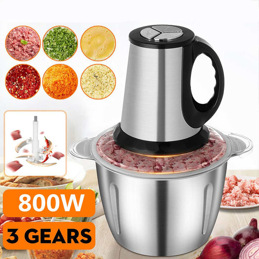 Stainless Steel Meat Grinder Household Automatic Food Processor