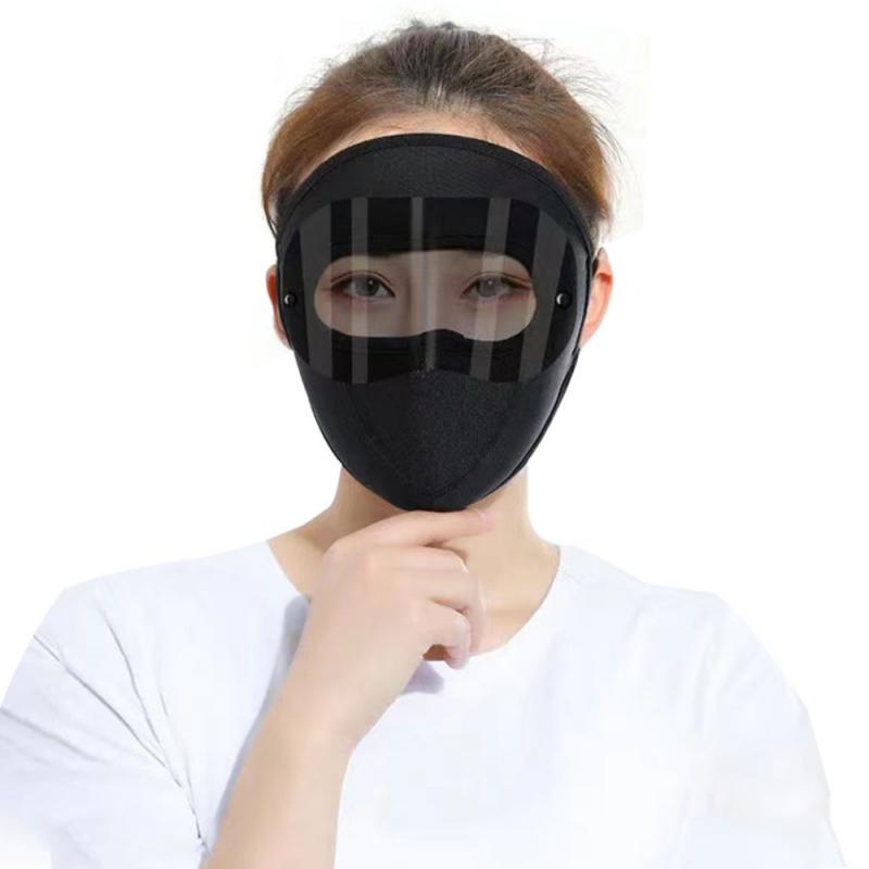 Cycling Bike Cap Head Wear Anti-UV Sunshade Riding Dust-Proof Camping Bicycle Face Mask Cover Sports Eye Protection Lens Mask