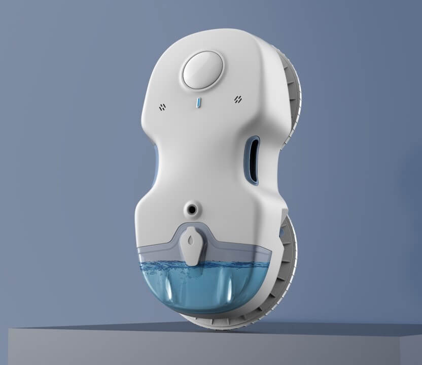 Robot limpiacristales HUTT C6 con rociador de agua